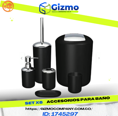 Miniatura 2 de Set X6 Accesorios Para Baño